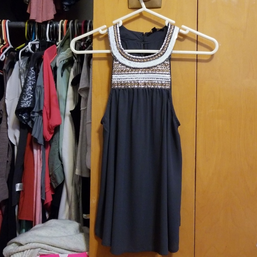 Round neck dressy top